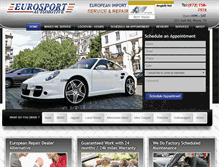 Tablet Screenshot of eurosportautomotive.com